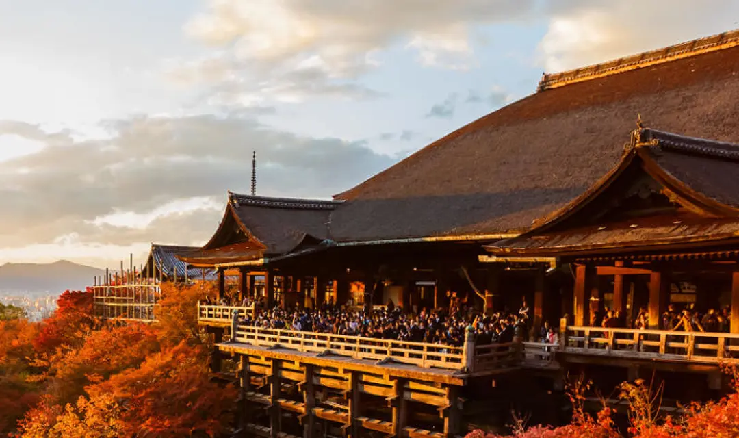 Kyoto, Japan - Kiyomizu-dera founded in Heian