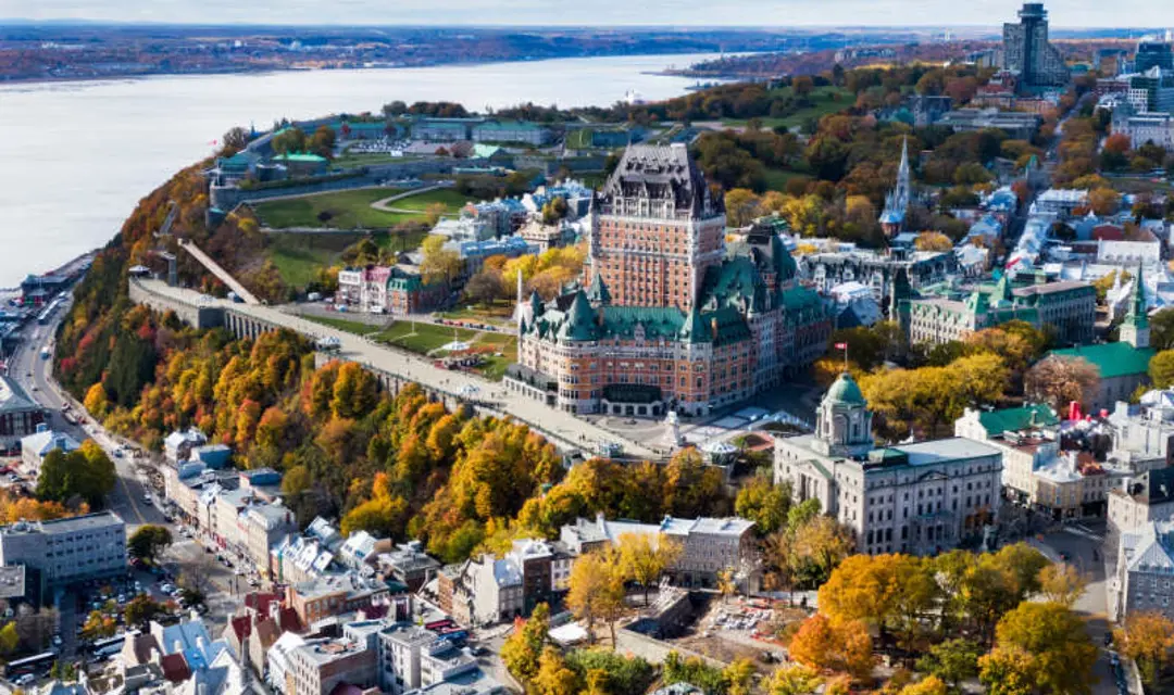 A bird's-eye view of Quebec City