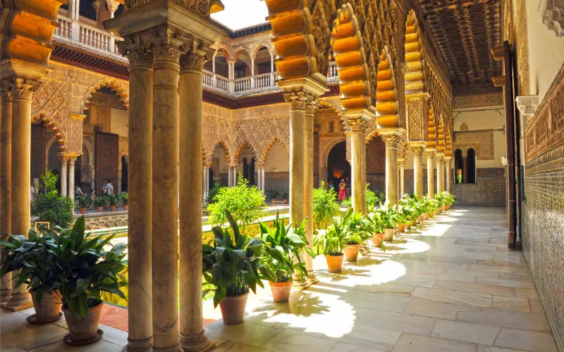 Alcázar de Sevilla, Patio de las Doncellas
